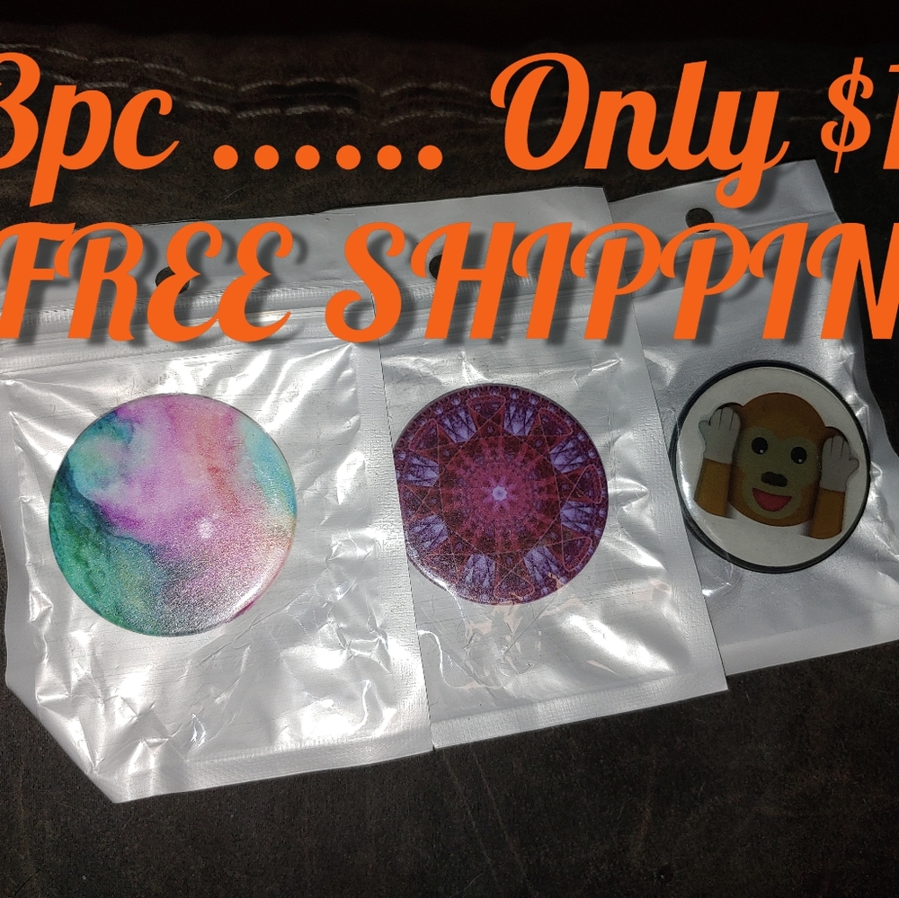 3pc. POPSOCKETS - Picture 6 of 6